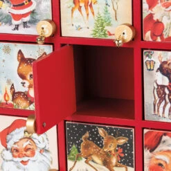 Primitives By Kathy Vintage Santa Claus Advent Calendar Christmas Countdown 115344 -Holiday Decorations 115344 50 96085.1674073534