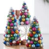 Raz 10", 13", Or 15.5" Multicolor Ball Ornament Christmas Tree -Holiday Decorations 4220081 4220080 4220082 62136.1689192554