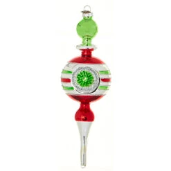 Raz Eric Cortina Vintage Finial Reflector Glass Christmas Ornament 4220231 9 Raz Eric Cortina Vintage Finial Reflector Glass Christmas Ornament 4220231 -Holiday Decorations 4220231c 01087.1649261384