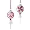 Raz 7.5" Wrapped Peppermint Lollipop Glass Christmas Ornament 4220863 2 Raz 7.5" Wrapped Peppermint Lollipop Glass Christmas Ornament 4220863 -Holiday Decorations 4220863 97727.1686860670