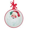 Raz 11.25" Santa Embossed Metal Wall Christmas Ornament 4221322 -Holiday Decorations 4221322 82067.1649346253