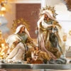 Raz 16.5" Blue Holy Family Nativity Christmas Decoration 4310660 -Holiday Decorations 4310660 edit 35617.1689794050