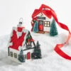 Raz 4" Chalet Cabin Glass Christmas Ornament 4320942 2 Raz 4" Chalet Cabin Glass Christmas Ornament 4320942 -Holiday Decorations 4320942 39520.1683836633