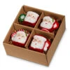 Raz Set Of 4 Boxed Santa Mug Glass Christmas Ornament 4352887 2 Raz Set Of 4 Boxed Santa Mug Glass Christmas Ornament 4352887 -Holiday Decorations 4352887 85516.1685538036