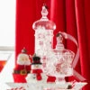 Raz Eric Cortina Small Or Large Christmas Candy Jar Glass Ornament -Holiday Decorations 4353150 4353151 14918.1685626396