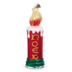 Raz Eric Cortina 5.5" Or 8" Noel Blow Mold Candle Glass Christmas Ornament -Holiday Decorations 4353171 69562.1685630334