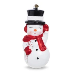 Raz 4.5" Or 8" Eric Cortina Snowman Blow Mold Glass Christmas Ornament 4253122 -Holiday Decorations 4353172 1 65911.1685630650