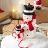 Raz 4.5" Or 8" Eric Cortina Snowman Blow Mold Glass Christmas Ornament 4253122 2 Raz 4.5" Or 8" Eric Cortina Snowman Blow Mold Glass Christmas Ornament 4253122 -Holiday Decorations 4353172 38270.1685630649