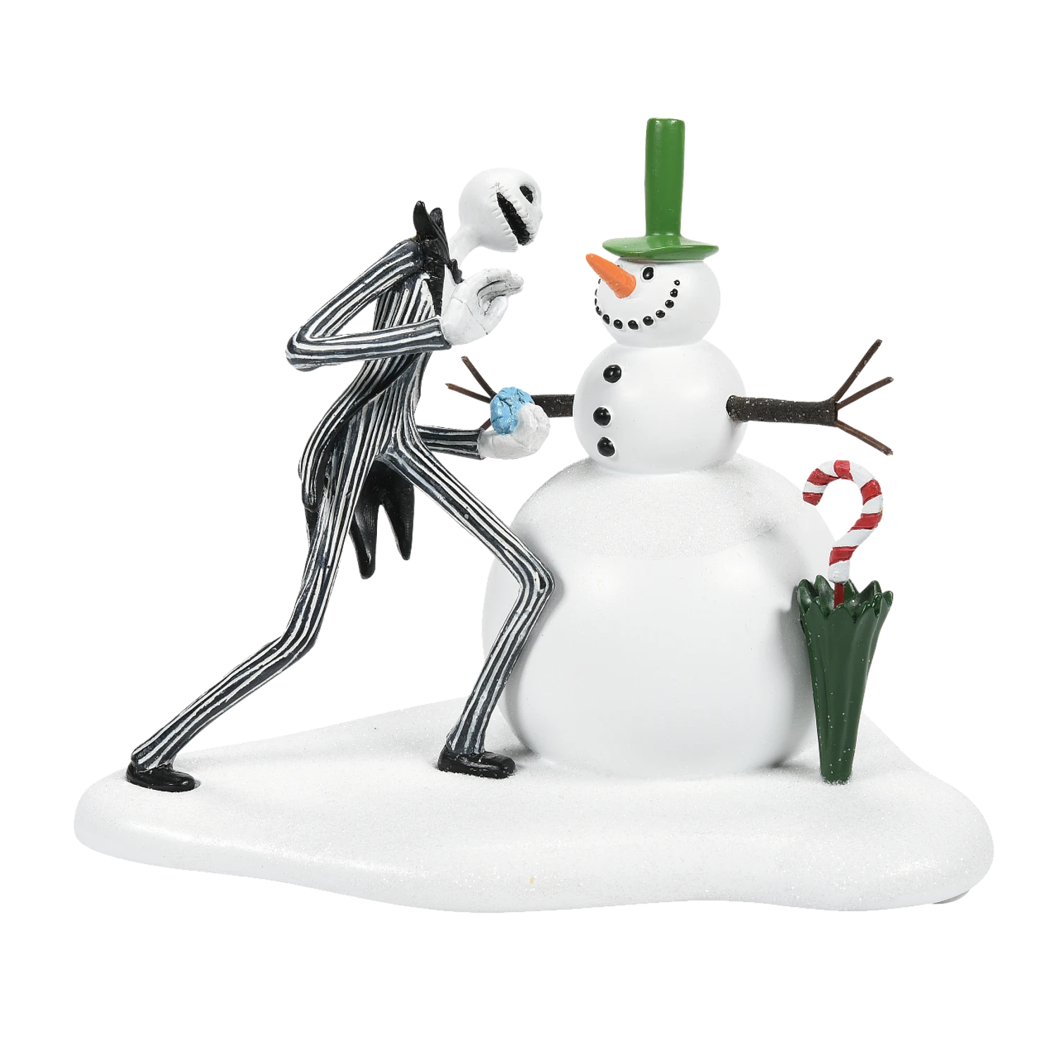 Department 56 The Nightmare Before Christmas Village Jack Sees His First Snowman 6007742 4 Department 56 The Nightmare Before Christmas Village Jack Sees His First Snowman 6007742 - Image 2