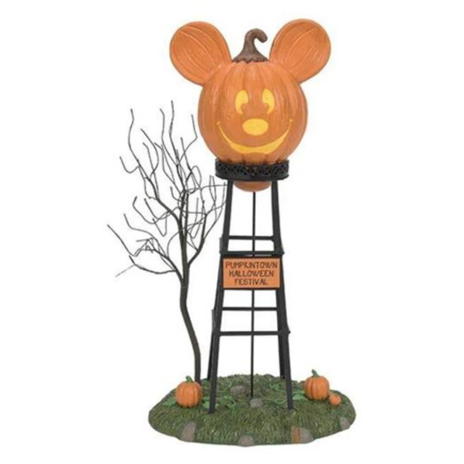 Department 56 Disney Mickey's Pumpkintown Water Tower 6012312 4 Department 56 Disney Mickey's Pumpkintown Water Tower 6012312 - Image 2