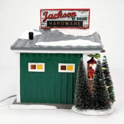 Department 56 Snow Village Jackson & Son's Hardware 6013447 -Holiday Decorations 6013447 4 16690.1696875670