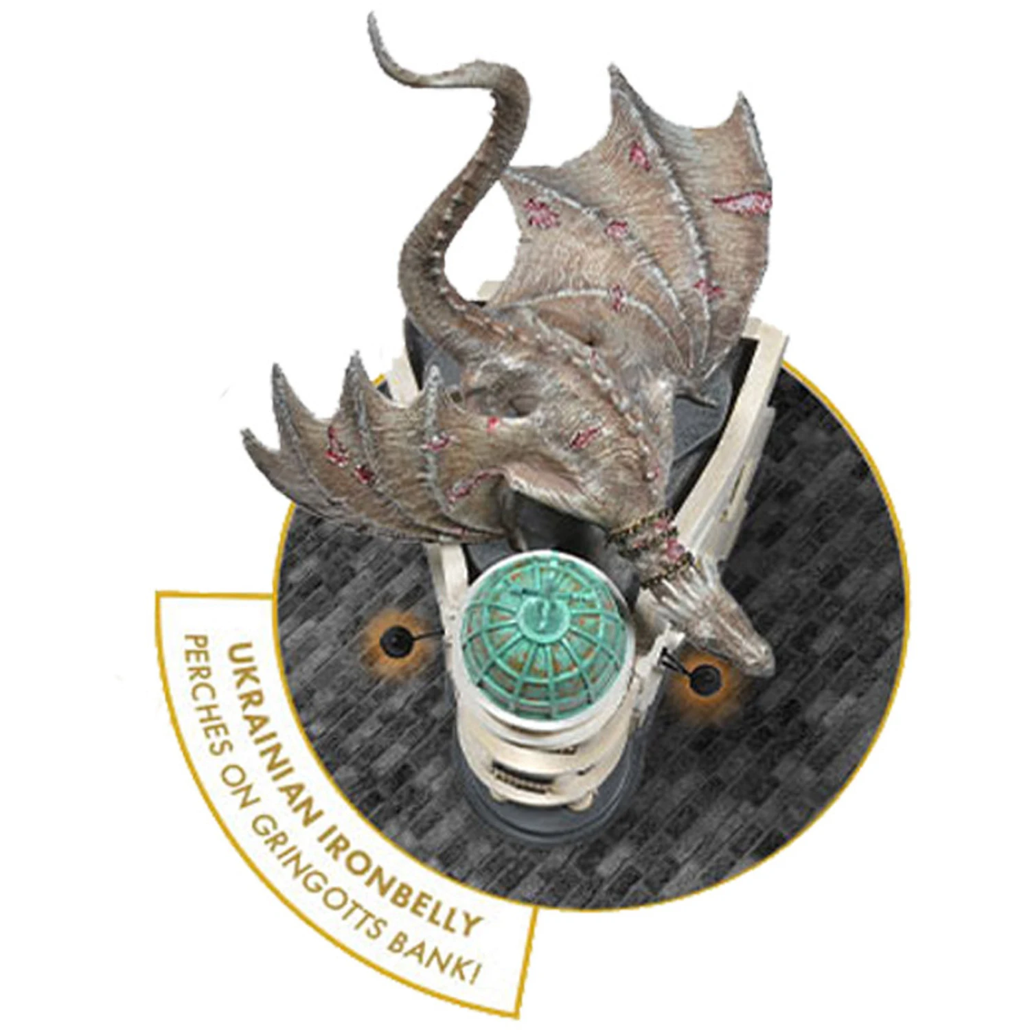 Department 56 Harry Potter Village Ukrainian Ironbelly Dragon Figure 6005621 4 Department 56 Harry Potter Village Ukrainian Ironbelly Dragon Figure 6005621 - Image 2