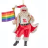 Kurt Adler 5" Rainbow Pride Santa Christmas Ornament E0755 1 Kurt Adler 5" Rainbow Pride Santa Christmas Ornament E0755 -Holiday Decorations E0755 51231.1653396959