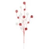 Raz 34" Striped Red And White Glittered Ball Christmas Tree Spray F4306778 1 Raz 34" Striped Red And White Glittered Ball Christmas Tree Spray F4306778 -Holiday Decorations F4306778 01080.1686078647