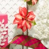 Raz 24.5" Red And Pink Poinsettia Stem Christmas Tree Pick F4341706 -Holiday Decorations F4341706 68549.1686151878