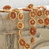 Raz 5.5' Orange Slice Christmas Tree Garland G4202278 -Holiday Decorations G4202278 91140.1650983723