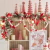 Raz 6' Felt Peppermint Pink, White And Red Christmas Tree Garland G4316077 -Holiday Decorations G4316077 06161.1691184856