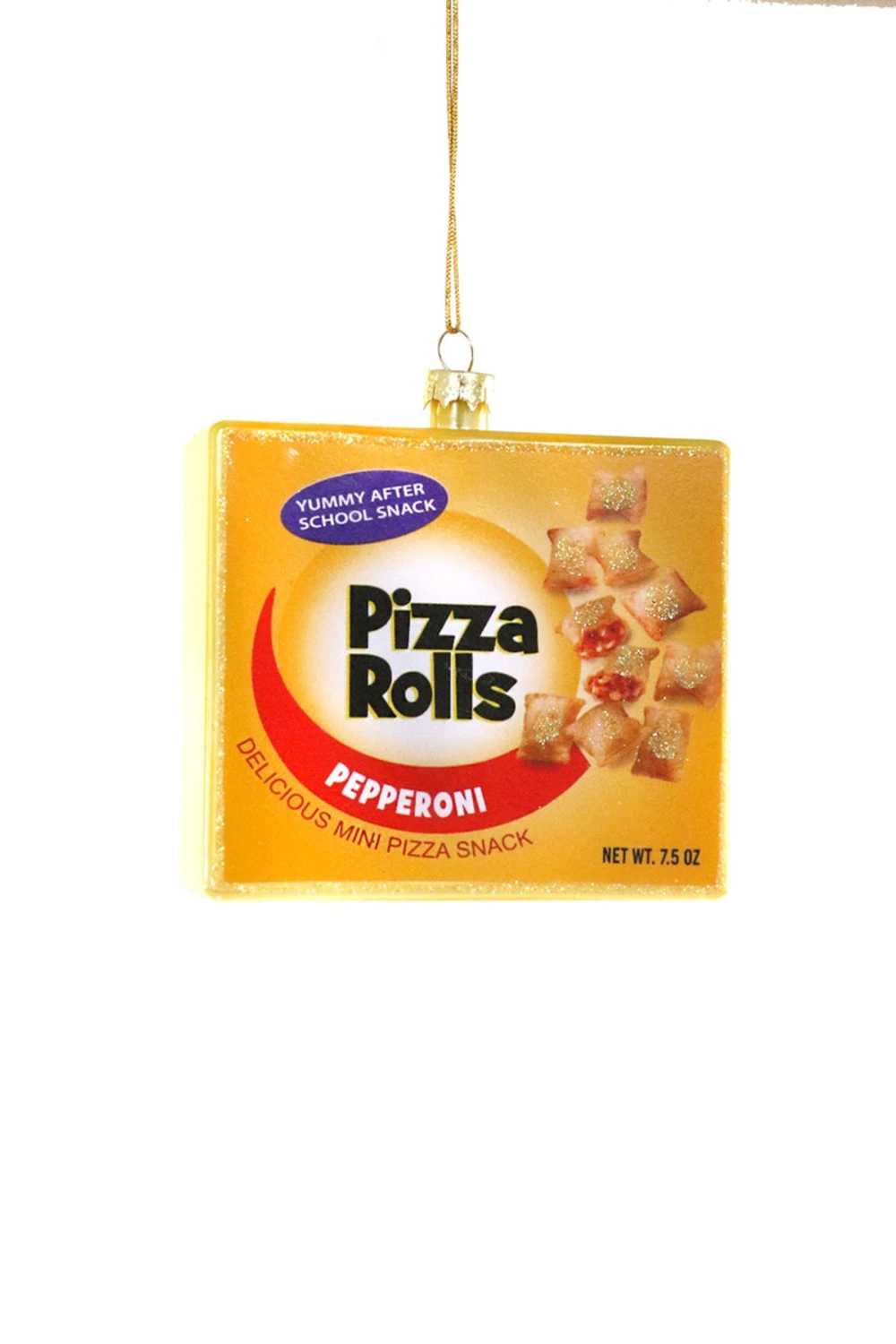 Cody Foster 3.75" Pizza Rolls Glass Christmas Ornament GO-8874 3 Cody Foster 3.75" Pizza Rolls Glass Christmas Ornament GO-8874
