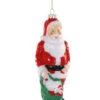 Cody Foster 6.25" Santa Blow Mold Glass Christmas Ornament GO-8880 -Holiday Decorations GO 8880 1 94353.1692318035