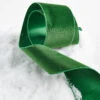 Raz 4" Green Velvet Wired Christmas Ribbon R4371809 -Holiday Decorations R4371809 2 72334.1686688664