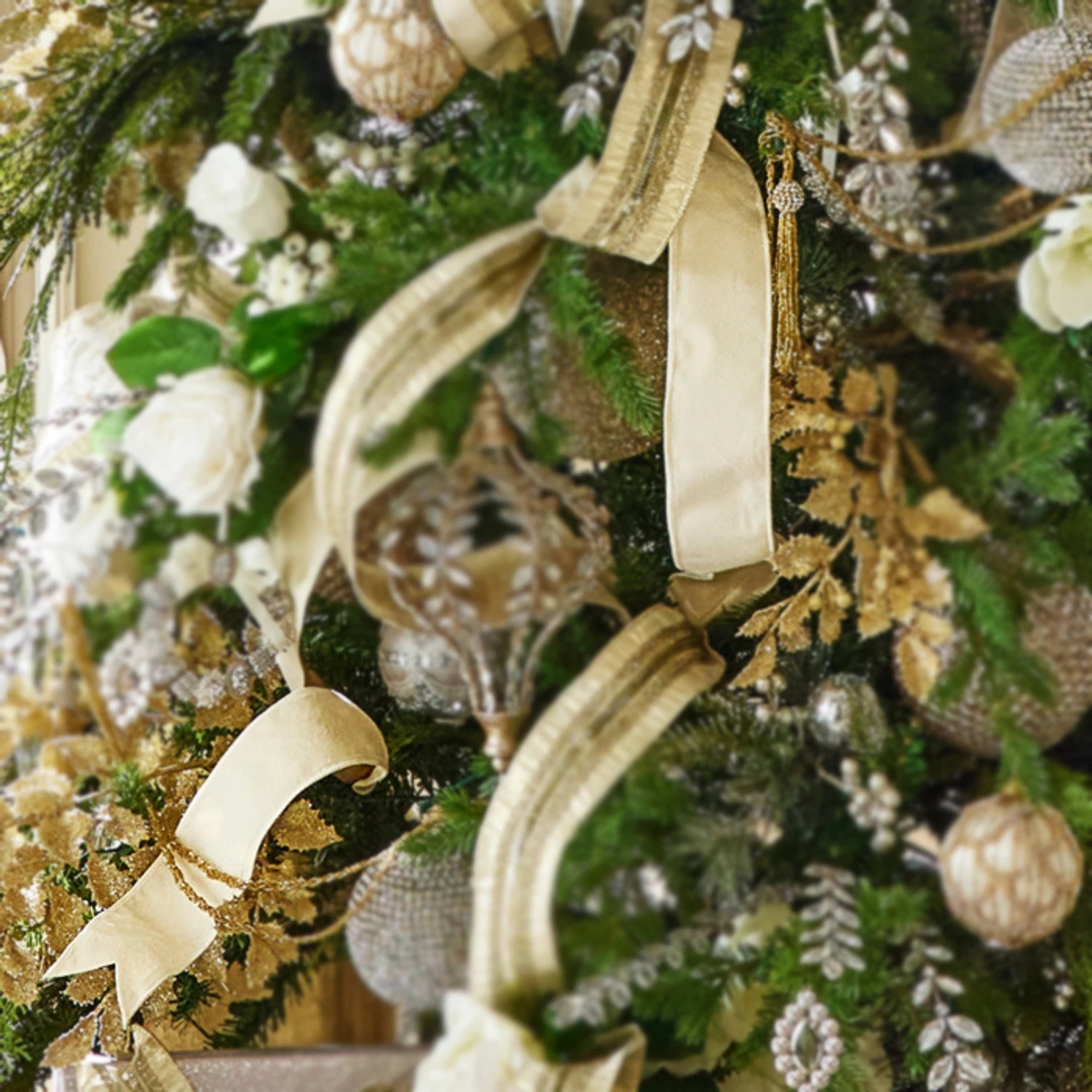 Raz 2.5" Cream Velvet Wired Christmas Ribbon R4371820 3 Raz 2.5" Cream Velvet Wired Christmas Ribbon R4371820