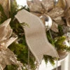 Raz 4" Champagne Pattern Wired Christmas Ribbon R4371829 1 Raz 4" Champagne Pattern Wired Christmas Ribbon R4371829 -Holiday Decorations R4371829 88057.1686664955