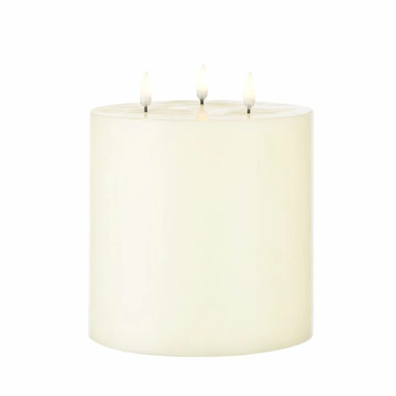 Uyuni 6" X 7" Large Ivory Triflame Candle 4034551 5 Uyuni 6" X 7" Large Ivory Triflame Candle 4034551 - Image 3