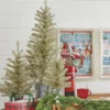 Raz Champagne Tinsel Tree In Galvanized Bucket Christmas Decoration -Holiday Decorations api1kxm2m 91566.1646091892