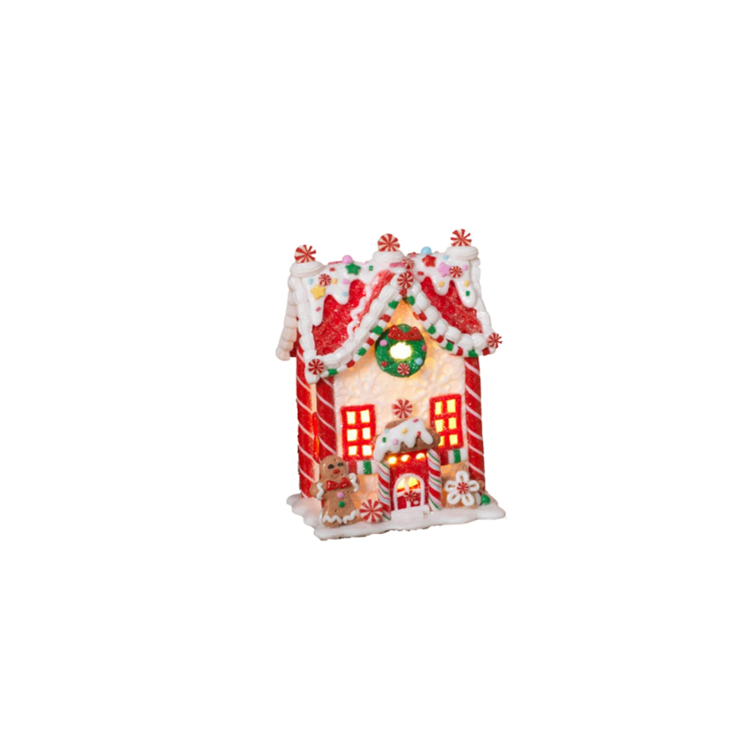 5.5" Battery Operated Claydough Gingerbread House 2599290 5 5.5" Battery Operated Claydough Gingerbread House 2599290 - Image 3