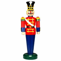 Barcana Commercial Full Body Outdoor Large Toy Soldier WithDrum Stand 55-24015-118 -Holiday Decorations api906c2w 36264.1646091899