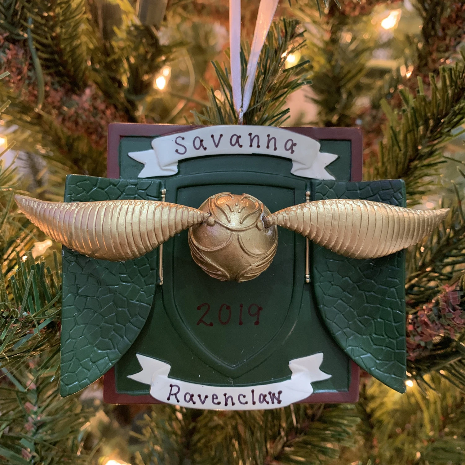 Hallmark 3" Harry Potter Golden Snitch Personalized Christmas Ornament 3HCM1000 4 Hallmark 3" Harry Potter Golden Snitch Personalized Christmas Ornament 3HCM1000 - Image 2