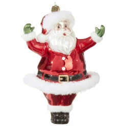 Raz Eric Cortina 4.75" Or 7.5" Large Retro Santa Glass Christmas Ornament 7 Raz Eric Cortina 4.75" Or 7.5" Large Retro Santa Glass Christmas Ornament -Holiday Decorations apif13j8r 94732.1646091956
