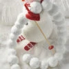 Raz 4' Snowball Christmas Garland G4106745 -Holiday Decorations apigoxyps 67112.1646091922