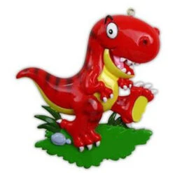 Red T-Rex Dinosaur Personalized Christmas Ornament OR816-A 7 Red T-Rex Dinosaur Personalized Christmas Ornament OR816-A -Holiday Decorations apihpo6gk 36972.1646091958