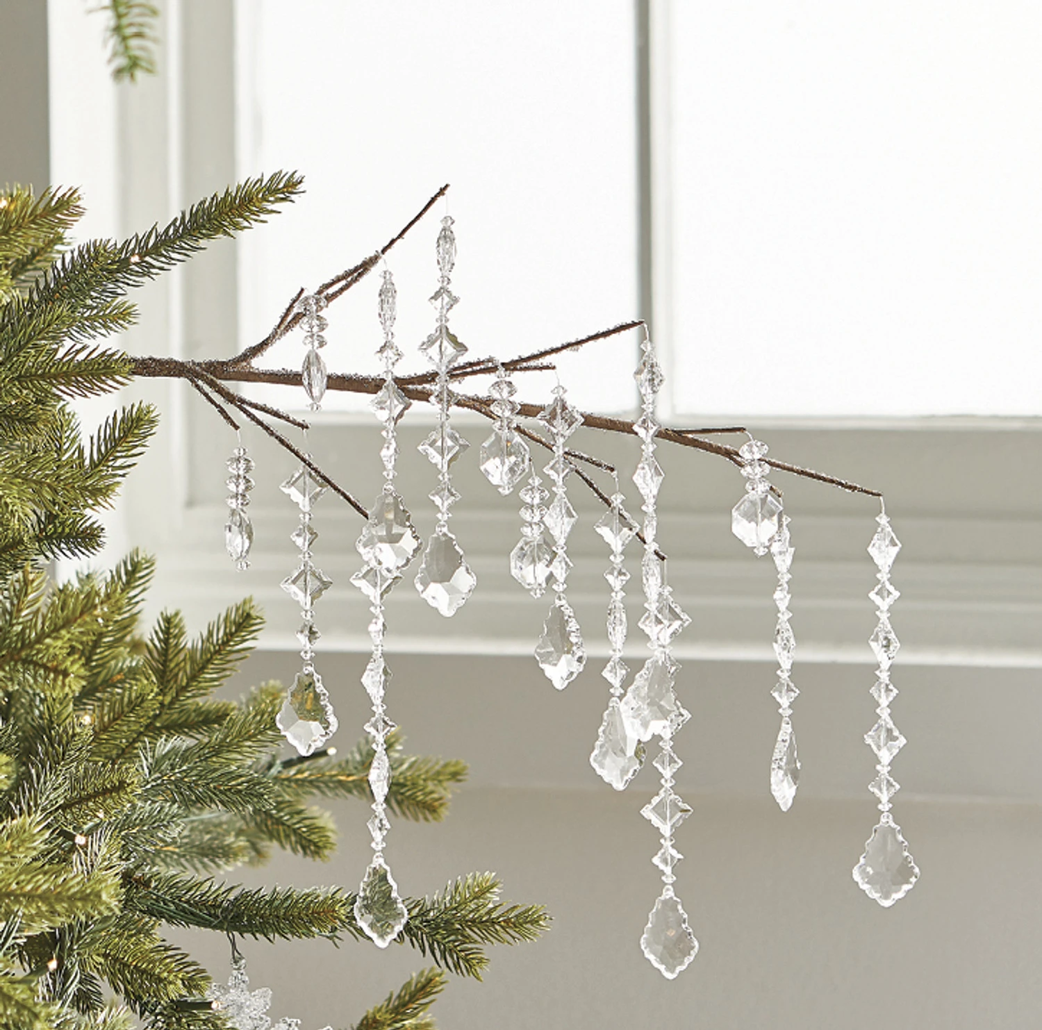 Raz 34" Dripping Jewel Christmas Tree Stem Pick F4017567 3 Raz 34" Dripping Jewel Christmas Tree Stem Pick F4017567