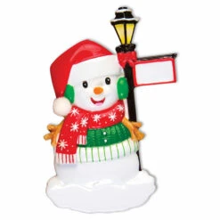 Snowman Standing By A Light Post Personalized Christmas Ornament 7 Snowman Standing By A Light Post Personalized Christmas Ornament -Holiday Decorations apikdebyx 34813.1646091882