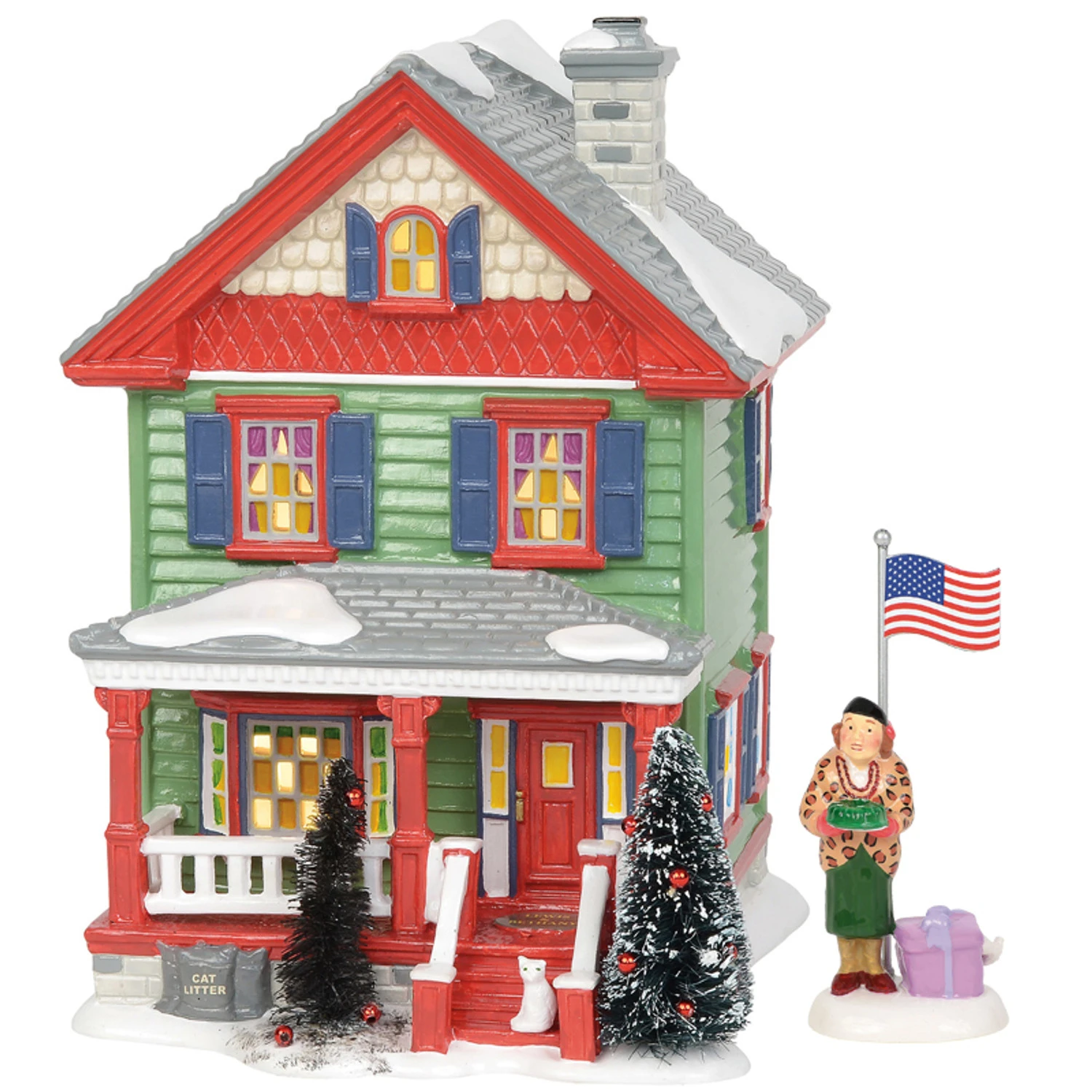 Department 56 Christmas Vacation Village Aunt Bethany And House Set 3 Department 56 Christmas Vacation Village Aunt Bethany And House Set
