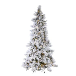 Raz 7.5' Or 9' Pre Lit Flocked Pine Christmas Tree -Holiday Decorations apimd3u2b 07855.1646091890