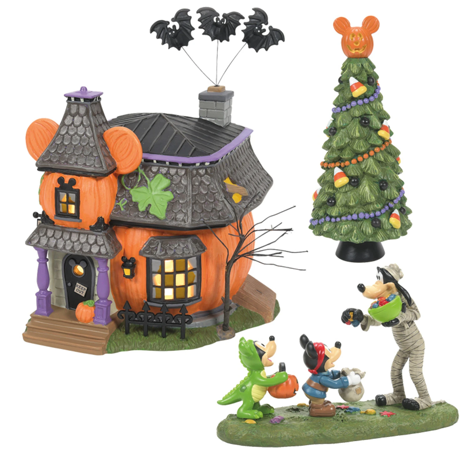 Department 56 Disney's Halloween Village New For 2022 Mickey's Pumpkintown 3 Pc Set 3 Department 56 Disney's Halloween Village New For 2022 Mickey's Pumpkintown 3 Pc Set
