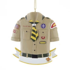 Kurt Adler 3.5" Boy Scout Shirt Personalized Christmas Ornament BS2202B 7 Kurt Adler 3.5" Boy Scout Shirt Personalized Christmas Ornament BS2202B -Holiday Decorations apinbpvyc 67631.1646091872