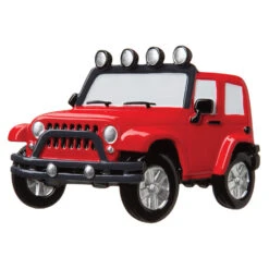 Red Jeep Personalized Christmas Ornament OR1763 -Holiday Decorations apinmjcwm 62493.1646091898