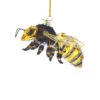 Kurt Adler Noble Gems 3.75" Honey Bee Glass Christmas Ornament NB1455 -Holiday Decorations apinqudgd 63261.1646091967