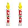 Noel Christmas Blow Mold Candles Set Of 4 C5030 -Holiday Decorations apip369wx 80956.1646091893