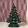 Large Flat Ceramic Lighted Window Or Mantel Christmas Tree 19" 2 Large Flat Ceramic Lighted Window Or Mantel Christmas Tree 19" -Holiday Decorations apip5qhm1 35392.1646091897