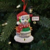 Snowman Standing By A Light Post Personalized Christmas Ornament -Holiday Decorations apiq6cp0i 30033.1646091885