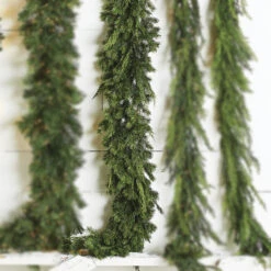 Raz 9' Green Mixed Cedar And Pine Christmas Garland G4152043