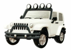 White Jeep 4X4 Personalized Christmas Ornament White OR1763-W -Holiday Decorations apitq7iv3 69525.1646091963
