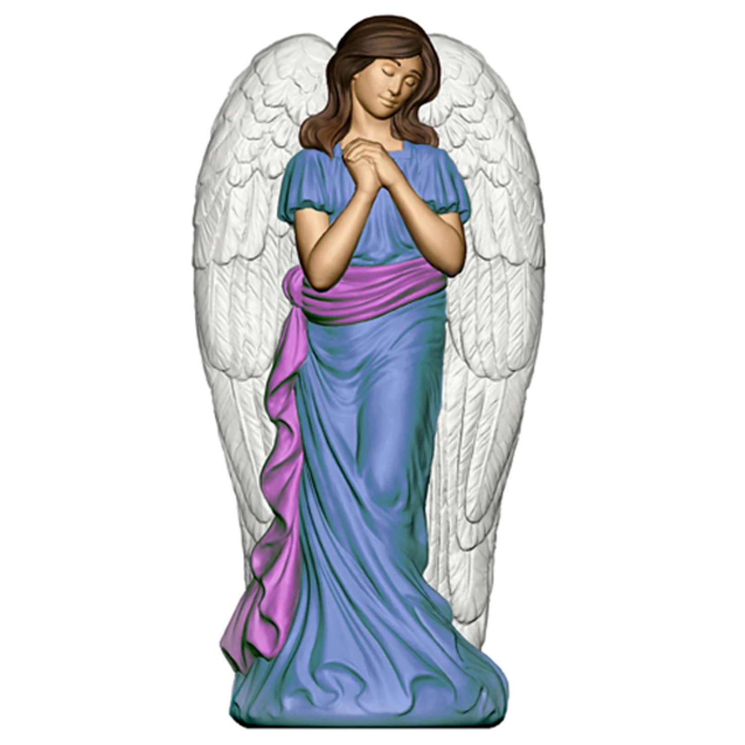 31" Angel With Wings Christmas Blow Mold Decoration C3665 3 31" Angel With Wings Christmas Blow Mold Decoration C3665