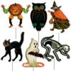 Beistle Vintage 11.5"-12.25" Plastic Halloween Yard Signs Outdoor Decor 00485 2 Beistle Vintage 11.5"-12.25" Plastic Halloween Yard Signs Outdoor Decor 00485 -Holiday Decorations apiuw5d85 84437.1646091862