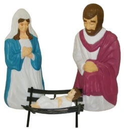 Blow Mold Life Size Christmas Nativity 10pc Set -Holiday Decorations apivaz7bc 94527.1646091863